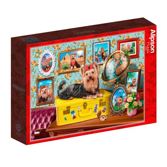 Puzzle Alipson Cachorro De Yorkshire Terrier de 1000 Piezas