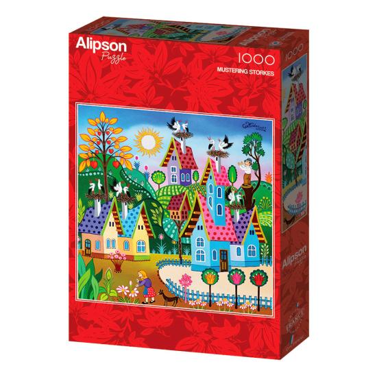 Puzzle Alipson Cigüeñas Reunidas de 1000 Piezas Puzzle Alipson Cigüeñas Reunidas de 1000 Piezas