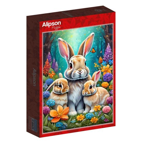 Puzzle Alipson Conejitos de Primavera de 1000 Piezas