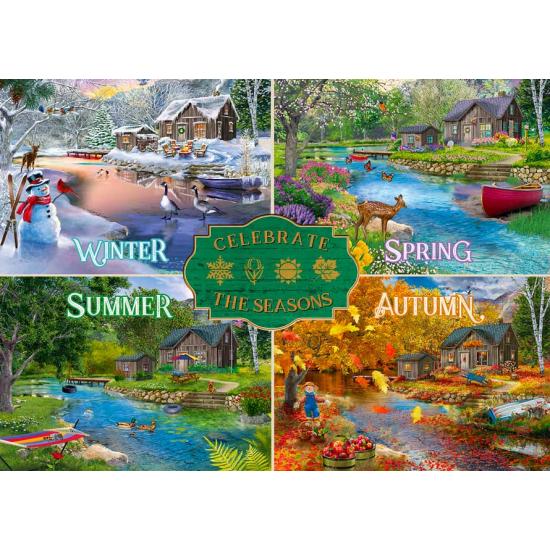 Puzzle Alipson Cuatro Estaciones de 1000 Piezas Puzzle Alipson Cuatro Estaciones de 1000 Piezas