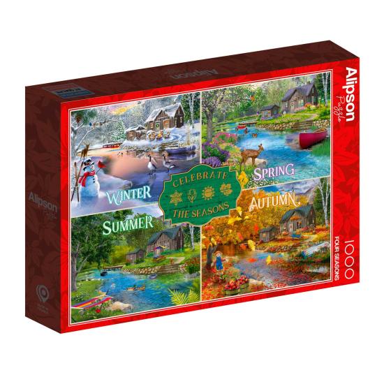 Puzzle Alipson Cuatro Estaciones de 1000 Piezas Puzzle Alipson Cuatro Estaciones de 1000 Piezas