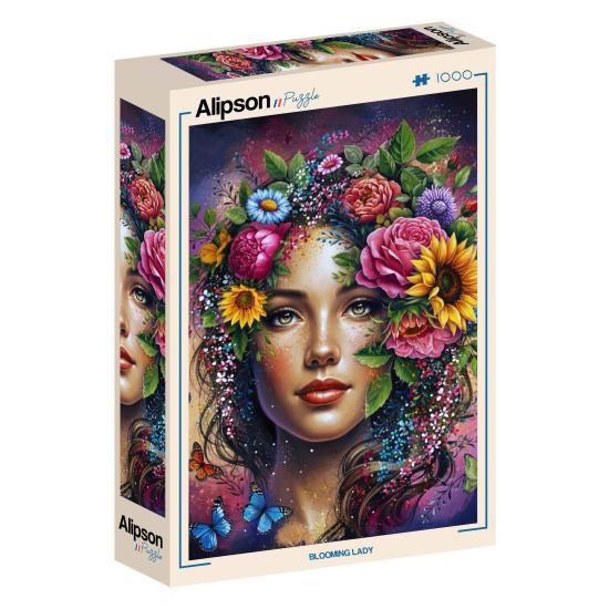 Puzzle Alipson Dama Floreciente de 1000 Piezas