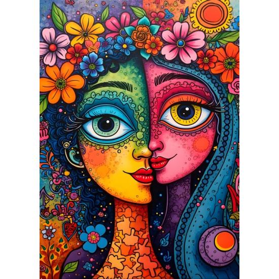 Puzzle Alipson Dúo Colorido de 1500 Piezas