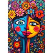 Puzzle Alipson Dúo De Flores de 1000 Piezas