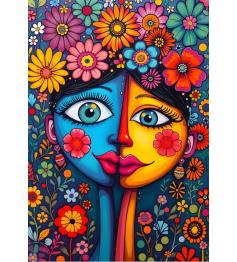 Puzzle Alipson Dúo De Flores de 1000 Piezas