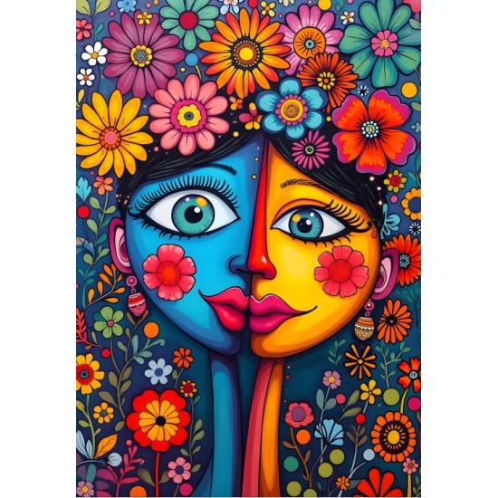 Puzzle Alipson Dúo De Flores de 1000 Piezas