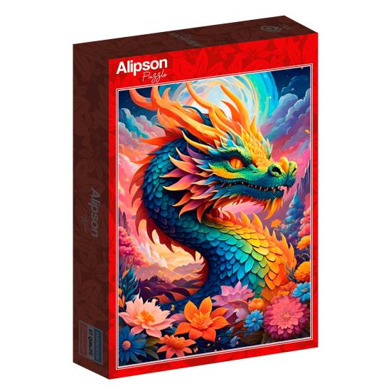 Puzzle Alipson Dragón Colorido de 1000 Piezas