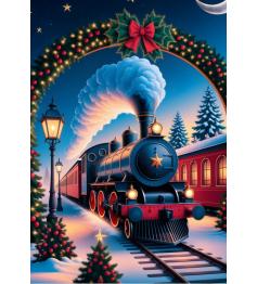 Puzzle Alipson El Tren Mágico De Navidad de 1000 Piezas