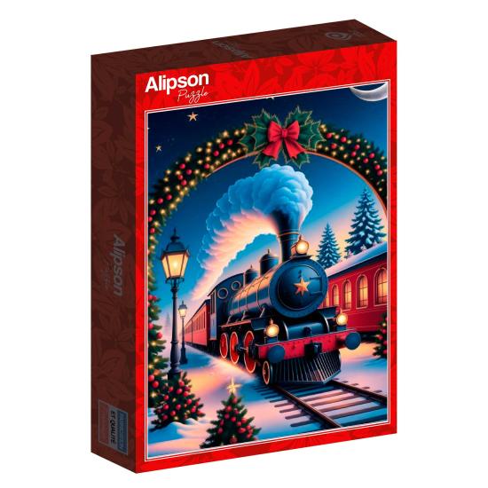 Puzzle Alipson El Tren Mágico De Navidad de 1000 Piezas
