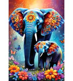 Puzzle Alipson Elefantes de 1000 Piezas