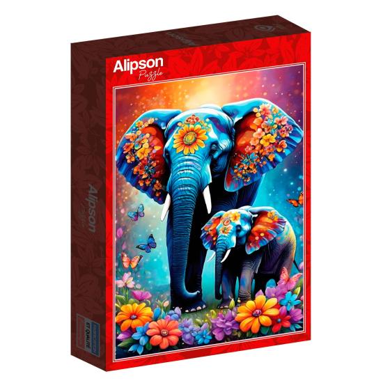Puzzle Alipson Elefantes de 1000 Piezas