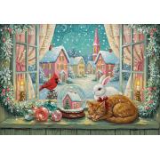 Puzzle Alipson Escaparate Navideño de 1000 Piezas