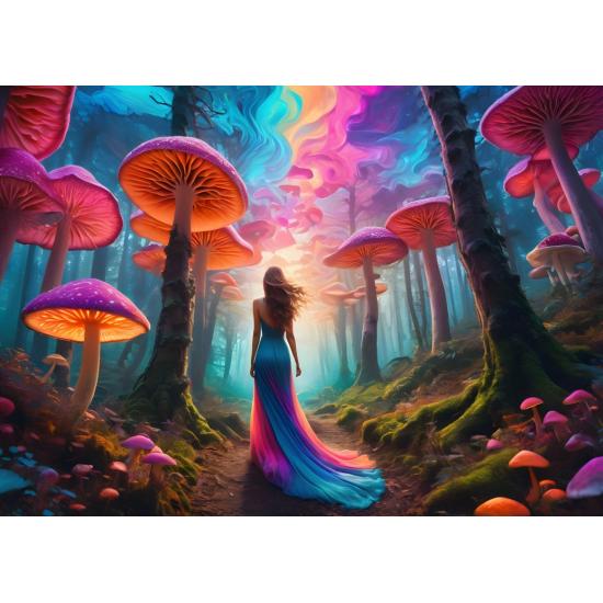 Puzzle Alipson Fantasía del Bosque de 500 Piezas