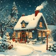 Puzzle Alipson Feliz Navidad de 1000 Piezas