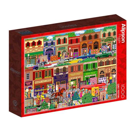Puzzle Alipson Fiesta de la Colcha de 1000 Piezas