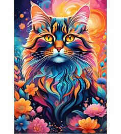 Puzzle Alipson Gato Multicolor de 1000 Piezas