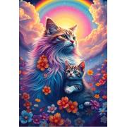 Puzzle Alipson Gatos Arcoiris de 1000 Piezas