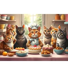 Puzzle Alipson Gatos Pasteleros de 1000 Piezas