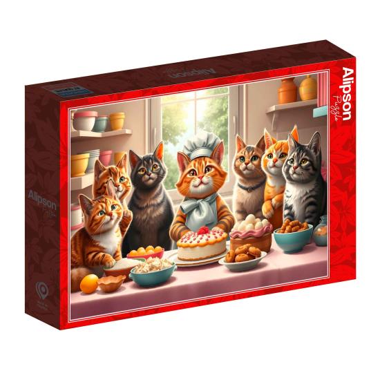 Puzzle Alipson Gatos Pasteleros de 1000 Piezas