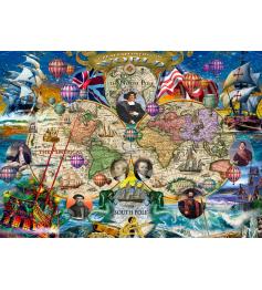 Puzzle Alipson Grandes Exploradores del Mundo de 1500 Piezas