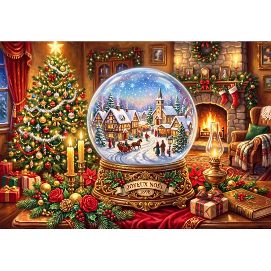 Puzzle Alipson La Bola de Nieve de Nochebuena 1000 Piezas