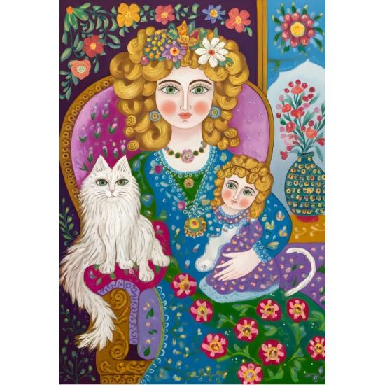 Puzzle Alipson La Dama de Cabello Dorado de 1000 Piezas