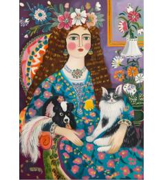 Puzzle Alipson La Dama de Los Animales de 1000 Piezas