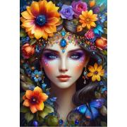 Puzzle Alipson La Mujer Flor de 1000 Piezas