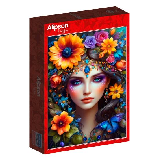 Puzzle Alipson La Mujer Flor de 1000 Piezas Puzzle Alipson La Mujer Flor de 1000 Piezas