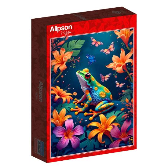 Puzzle Alipson La Rana Y El Baile de La Mariposa 1000 Piezas Puzzle Alipson La Rana Y El Baile de La Mariposa 1000 Piezas