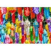 Puzzle Alipson Linternas De Colores de 500 Piezas