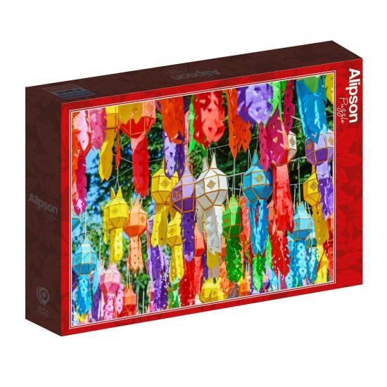 Puzzle Alipson Linternas De Colores de 500 Piezas