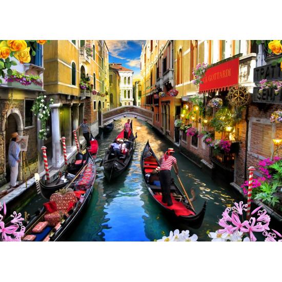 Puzzle Alipson Los Barqueros de Venecia de 500 Piezas