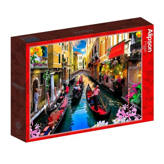 Puzzle Alipson Los Barqueros de Venecia de 500 Piezas