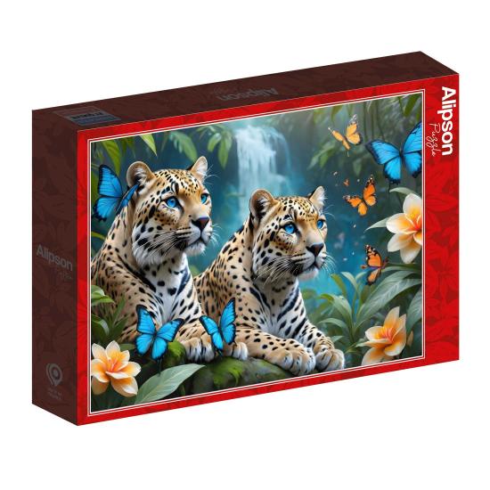 Puzzle Alipson Los Dos Leopardos de 1000 Piezas