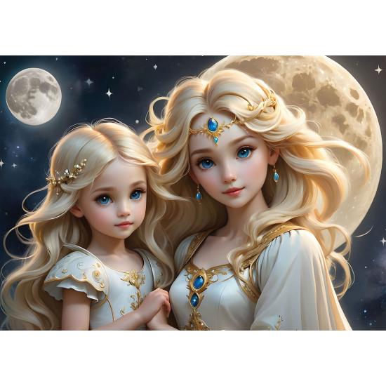 Puzzle Alipson Luna y Sol de 2x500 Piezas