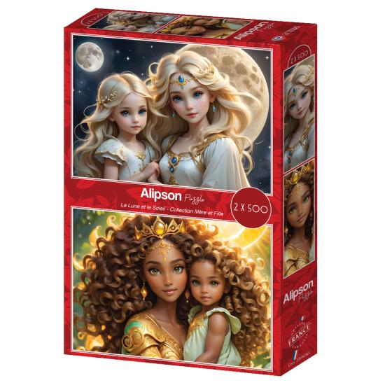 Puzzle Alipson Luna y Sol de 2x500 Piezas