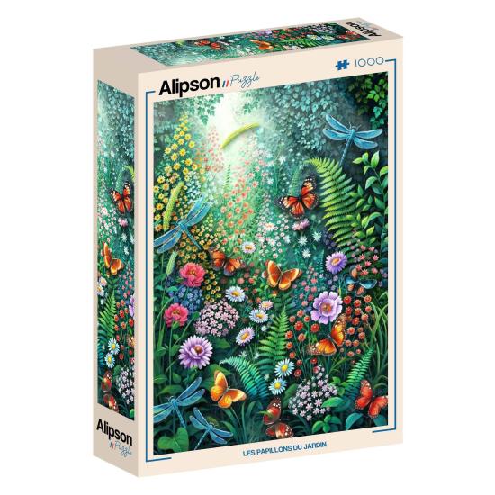 Puzzle Alipson Mariposas En El Jardín de 1000 Piezas