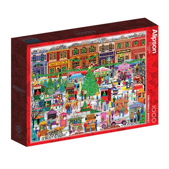 Puzzle Alipson Mercado Kris Kringle de 1000 Piezas Puzzle Alipson Mercado Kris Kringle de 1000 Piezas