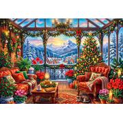 Puzzle Alipson Navidad En Medio De Las Montañas 1000 Piezas