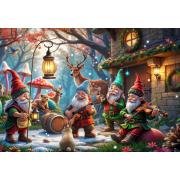 Puzzle Alipson Navidad Encantada En El Bosque de 1000 Piezas