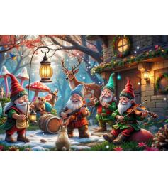 Puzzle Alipson Navidad Encantada En El Bosque de 1000 Piezas