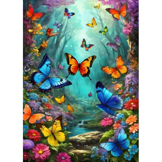 Puzzle Alipson Nubes de Mariposas de 500 Piezas
