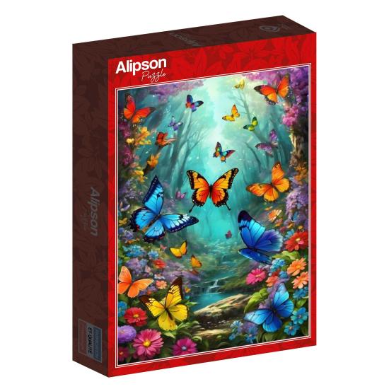 Puzzle Alipson Nubes de Mariposas de 500 Piezas