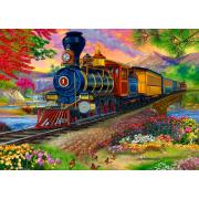 Puzzle Alipson Paisaje con Locomotora de 500 Piezas