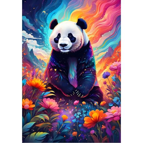 Puzzle Alipson Panda Colorido de 1000 Piezas