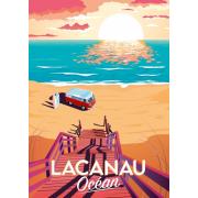Puzzle Alipson Póster del Océano de Lacanau de 500 Piezas