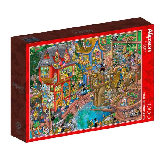 Puzzle Alipson Puerto de Pontcheffs de 1000 Piezas Puzzle Alipson Puerto de Pontcheffs de 1000 Piezas