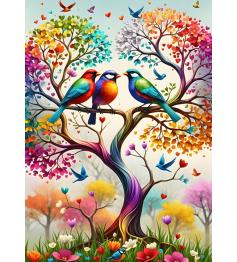 Puzzle Alipson Árbol Arcoíris de 500 Piezas