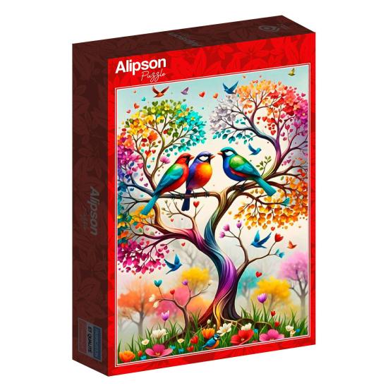 Puzzle Alipson Árbol Arcoíris de 500 Piezas